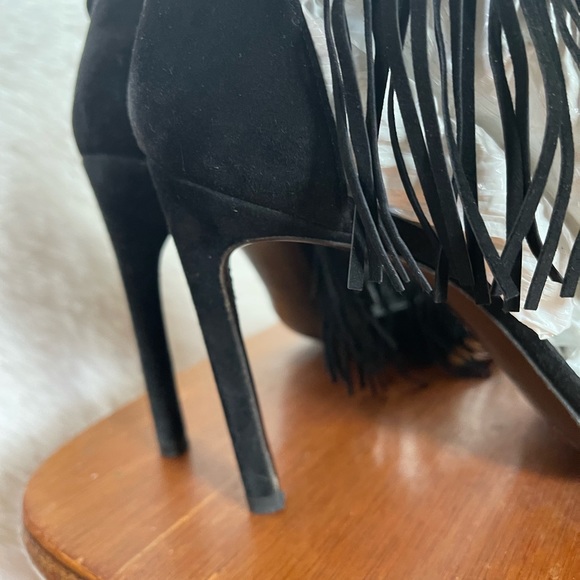 Stuart Weitzman black suede Heels size 10 - Picture 4 of 7